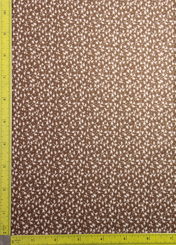 Brown Basic Vine fabric by the yard
