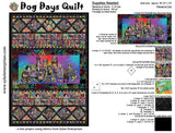 Sykel Dog Days fabric quilt - FREE project sheet