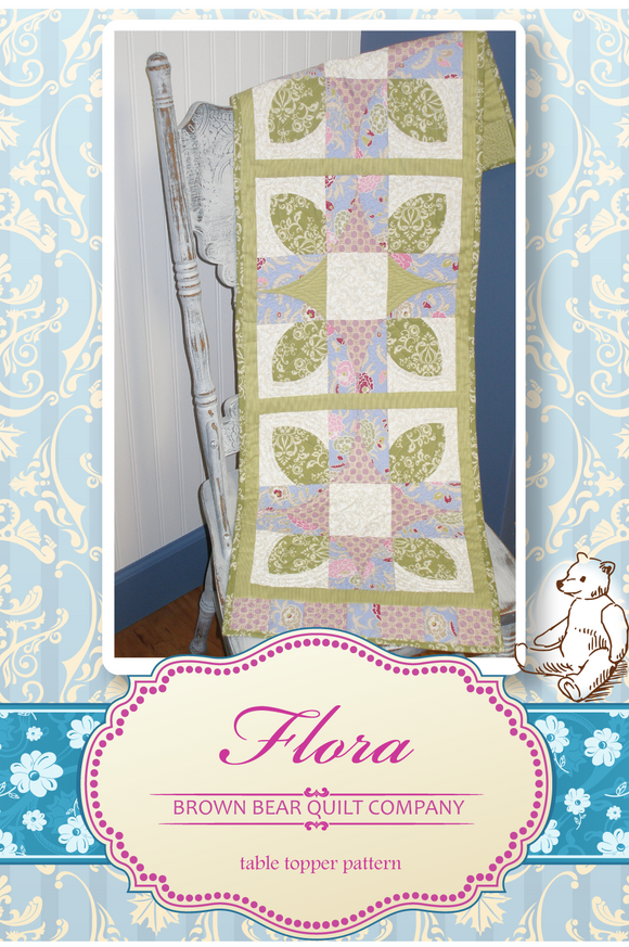 Flora Quilt Pattern - includes table runner and additional sizes